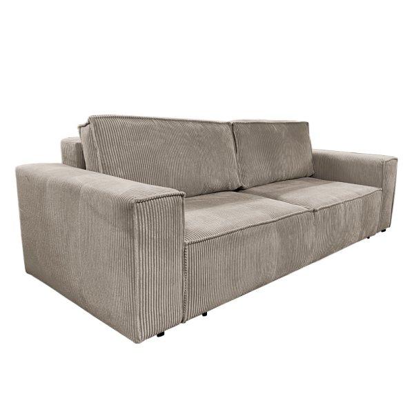 Kihúzható heverő, szürkésbézs Taupe, HARPERA BIG
SOFA