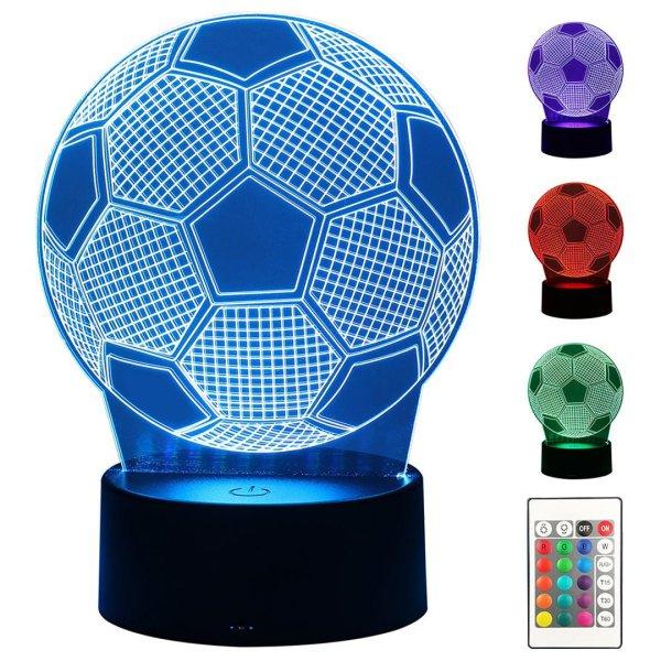 3d led football éjszakai lámpa