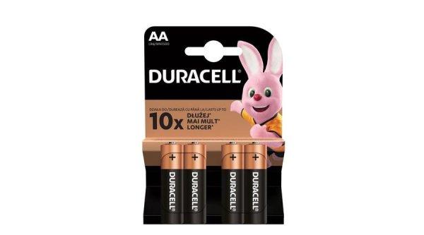 Duracell Basic Alkáli Tartós Ceruza Elem AA (MN1500) LR6 (1,5V) B4