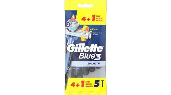 Gillette eldobható borotva 5 db Blue 3 Smooth