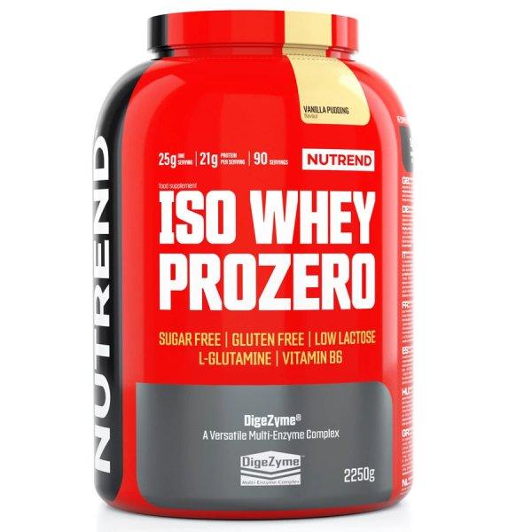 NUTREND Iso Whey Prozero 2250g Vanilla Pudding