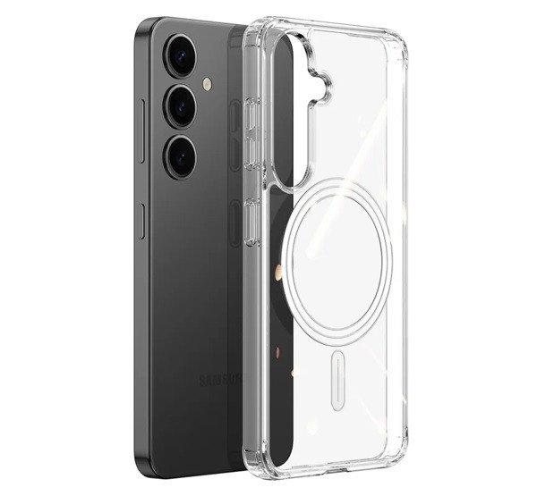 DUX DUCIS CLIN szilikon telefonvédő (ütésállóság, légpárnás sarok,
MagSafe) ÁTLÁTSZÓ Samsung Galaxy S25 (SM-S931)