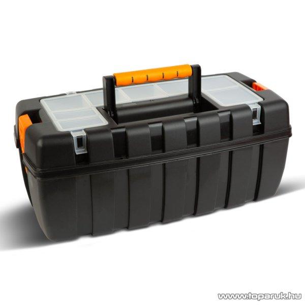 Handy Műanyag szerszámtartó láda, szerszámosláda 1 db tálcával, 55 x 27
x 23 cm (11010D)