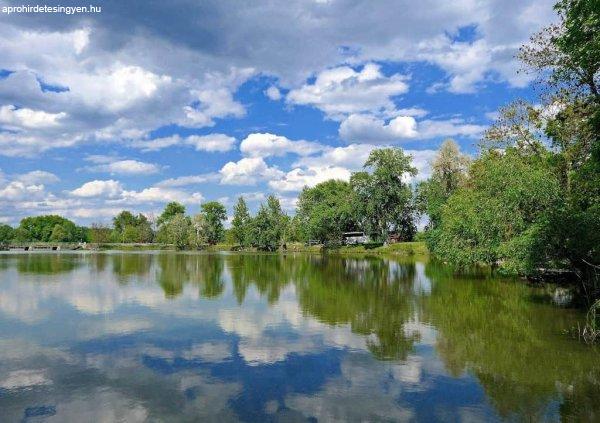 Tiszalökön panorámás Tiszaparti nyaraló eladó!