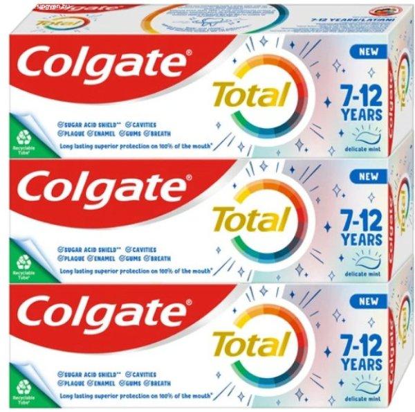 Colgate Gyermek fogkrém Total Junior Trio 3 x 50 ml