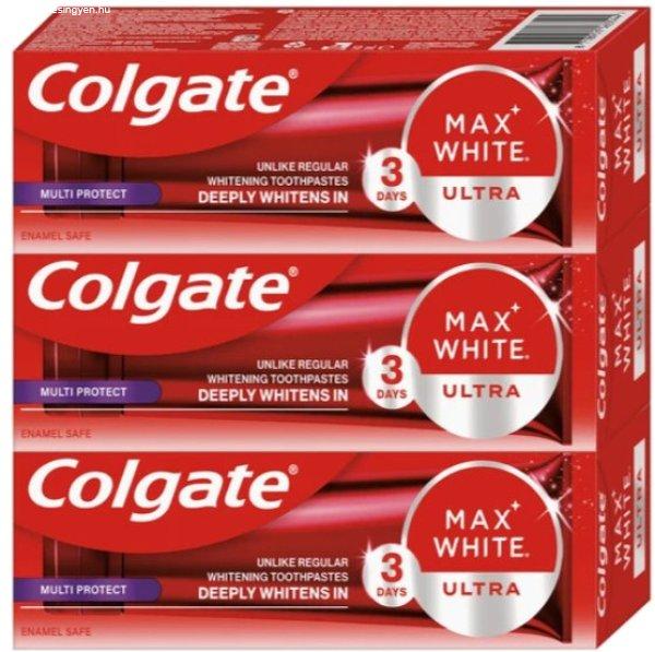 Colgate Fogkrém Max White Ultra Protect Trio 3 x 50 ml