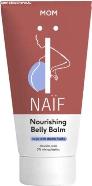 NAÏF Tápláló balzsam striák ellen kismamáknak Mom
(Nourishing Belly Balm) 150 ml