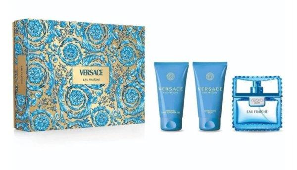 Versace Eau fraiche Man - EDT 50 ml + 50 ml tusfürdő +
borotválkozás utáni balzsam 50 ml