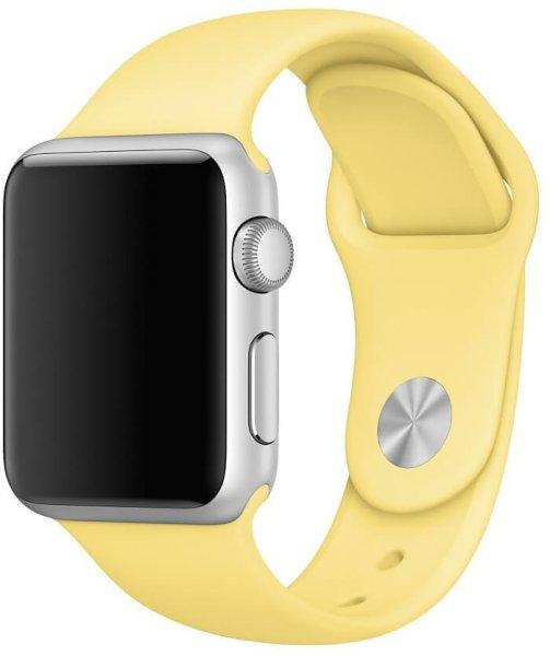 4wrist Szilikon szíj Apple Watch - Sárga 38/40/41 mm - S/M