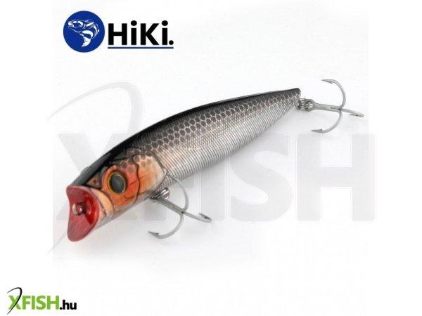 Bull Tackle Hiki Popper Wobbler Zöld Ezüst 115mm 17g 1db/csomag