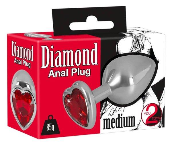  Diamond Butt Plug Medium 