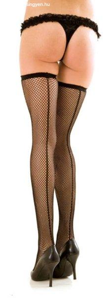  Fishnet Thigh High w. Backseam 