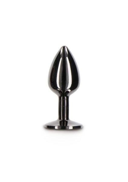 Taboom Bondage Essentials Butt Plug With Diamond Jewel S Black