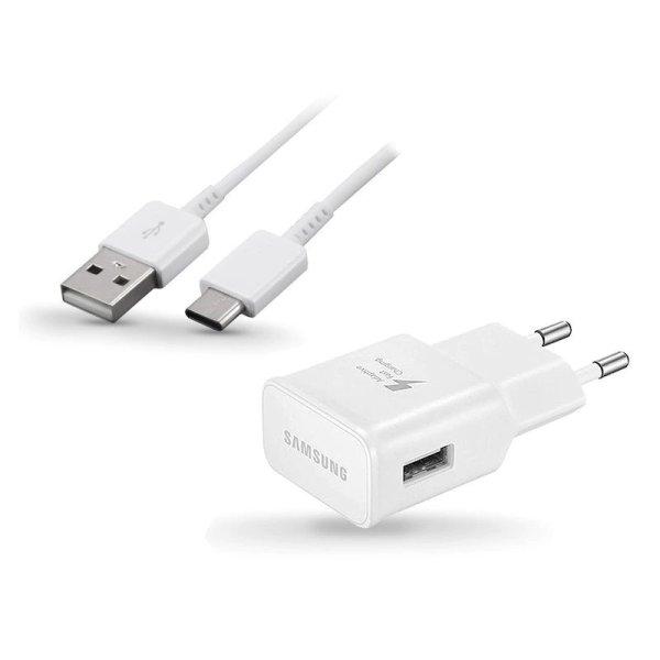 Samsung EP-TA20EWE gyári hálózati fehér gyorstöltő 2A 15W EP-DN930CWEDC
USB - Type-C adatkábellel 1m