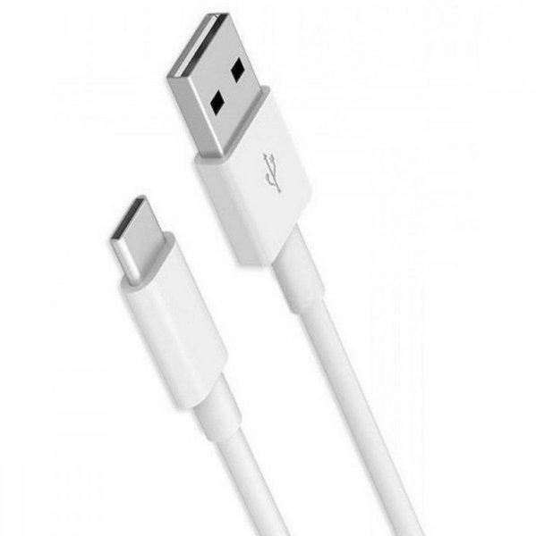 Utángyártott fehér USB-A - Type-C adatkábel 1m