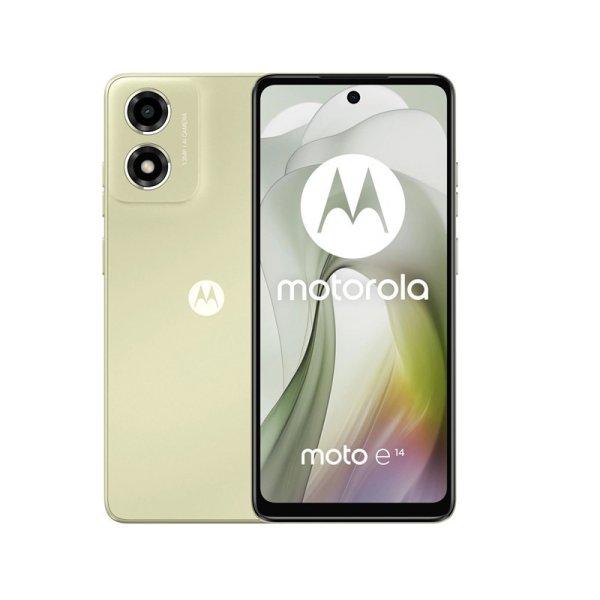 Motorola Moto E14 2/64GB Dual SIM kártyafüggetlen érintős mobiltelefon,
zöld, 6.56 inch