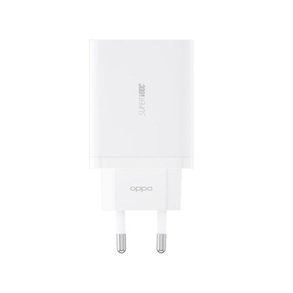 Oppo SUPERVOOC VCA7JCEH gyári hálózati fehér gyorstöltőfej Type-C
csatlakozóval 65W 6,5A