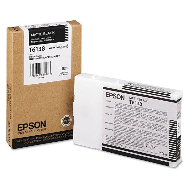 Epson T6138 tintapatron matt black ORIGINAL leértékelt 