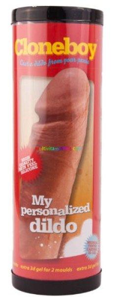 Cloneboy Dildo-Kit Flesh pénisz szobor öntő szett, pénisz klónozó,
testszínű, szilikonból 