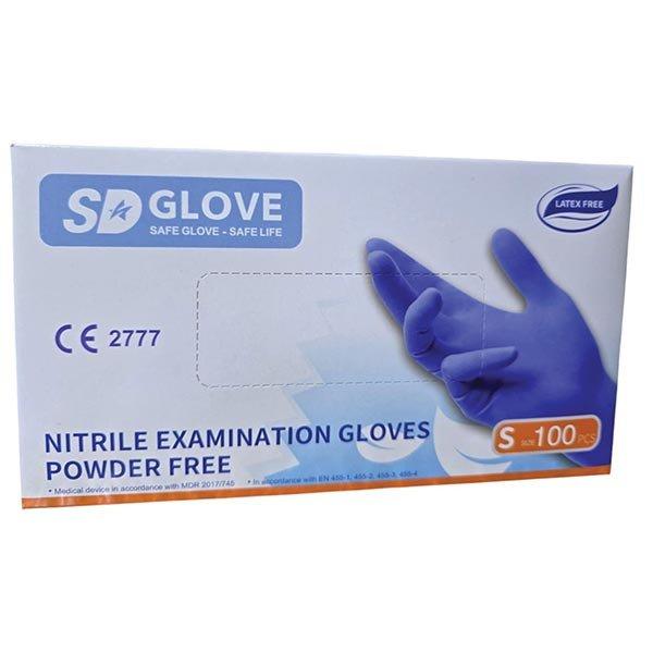 SD Glove Nitril P.mentes kesztyű 100db S