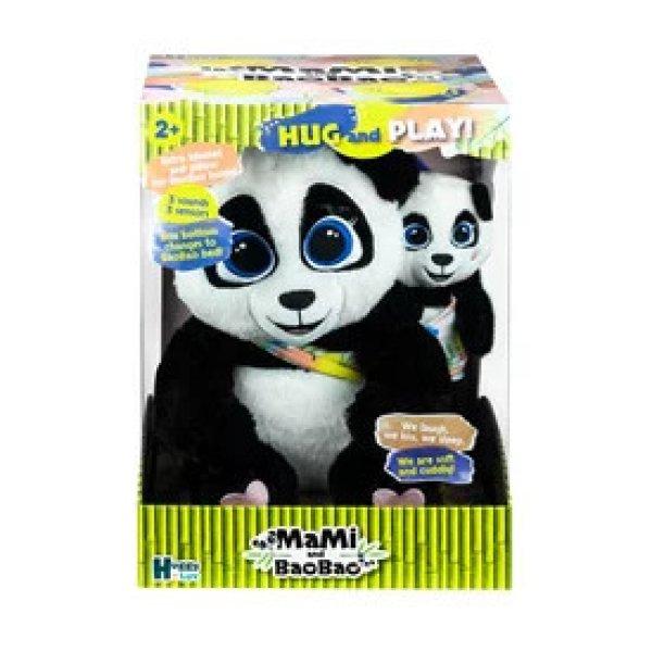 Interaktív plüss Panda Mama & Baobao