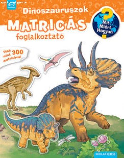 Dinoszauruszok - Matricás foglalkoztató