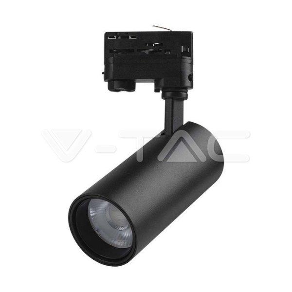 30W LED Sínes COB lámpa 3 az 1-ben, fekete színű (V-TAC)
