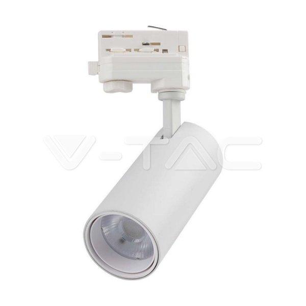 30W LED Sínes COB lámpa 3 az 1-ben, fehér színű (V-TAC)