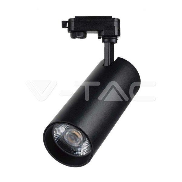 30W LED Sínes COB lámpa 3 az 1-ben, fekete színű (V-TAC)