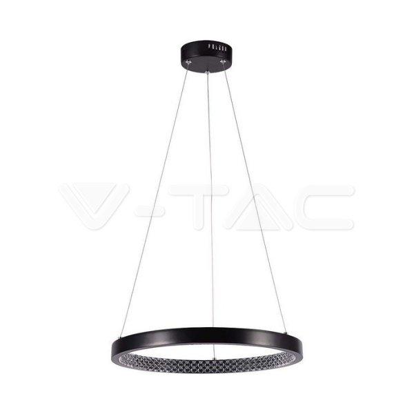 19W LED dizájner függőlámpa, fekete színű, 4000K (V-TAC)