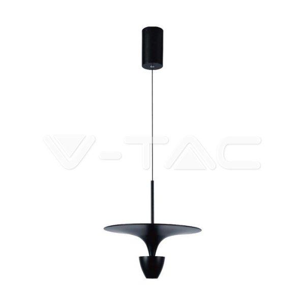9W LED dizájner függőlámpa, fekete színű, 4000K, 30x320x100 cm (V-TAC)