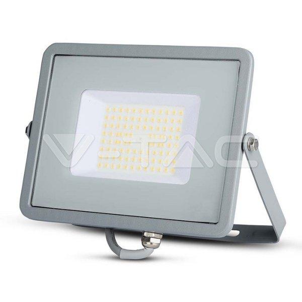 50W LED Reflektor SMD SAMSUNG Chip,szürke színű, keskeny 6500K (V-TAC)