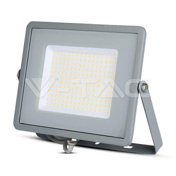 100W LED Reflektor SMD SAMSUNG Chip,szürke színű, keskeny 6500K (V-TAC)