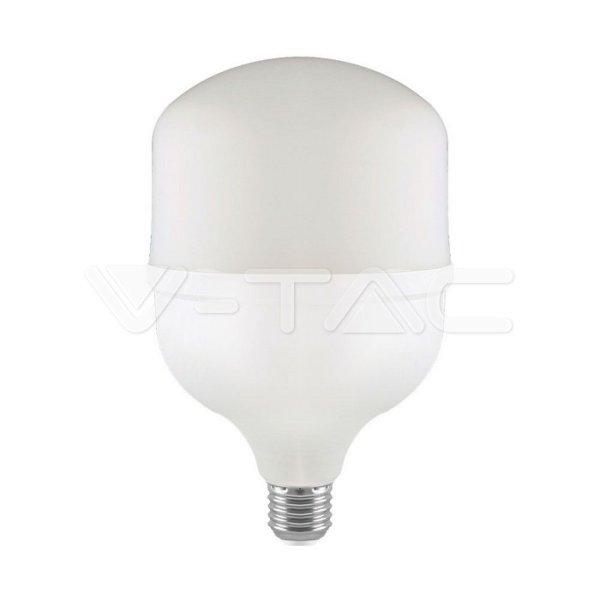 LED izzó 50W műanyag T140 4000K E27, E40 körméret (V-TAC)