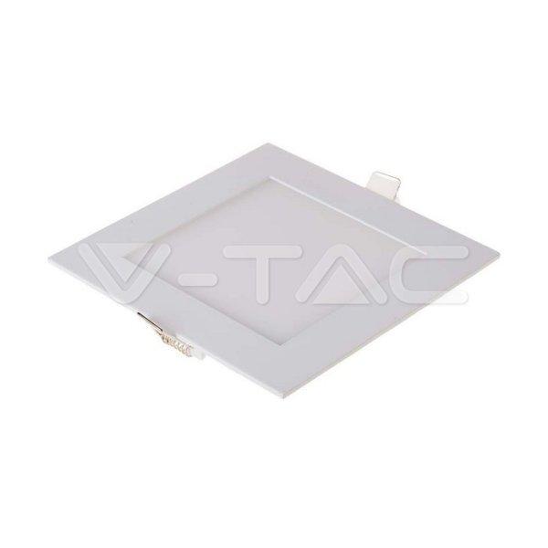 12W LED Premium Panel, négyzet alakú 3000K (V-TAC)