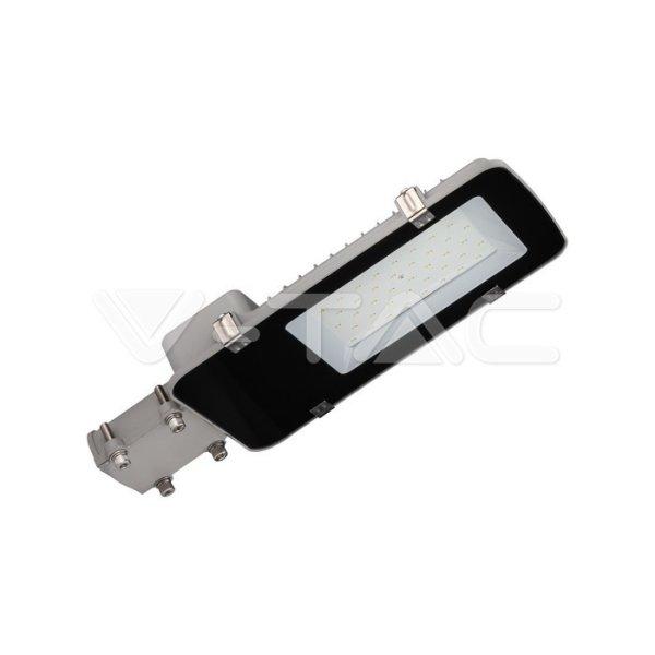 LED Utcai lámpa SAMSUNG CHIP 30W szürke színű 6500K 5 év garancia (V-TAC)