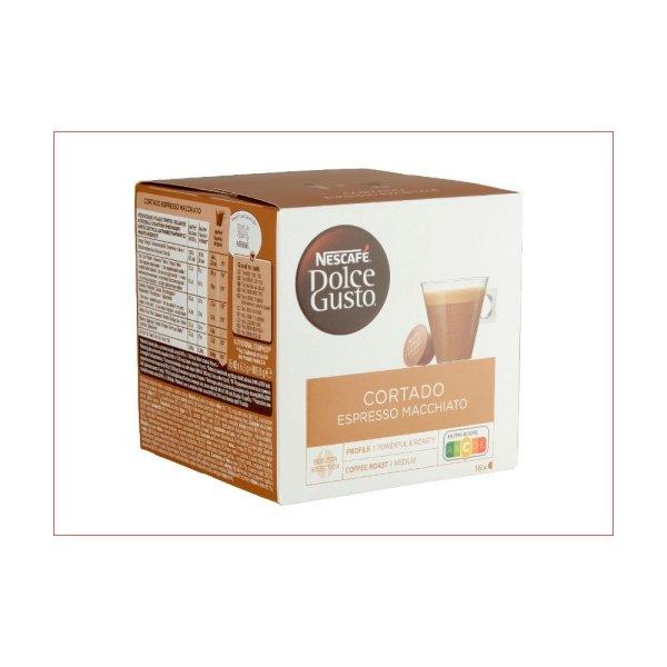 Kávékapszula, Nescafé DOLCE GUSTO Cortado Espresso Macchiato 16db/doboz