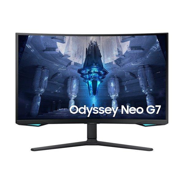 SAMSUNG Ívelt Gaming 165Hz VA monitor 32" G75NB, 3840x2160, 16:9,
350cd/m2, 1ms, 2xHDMI/DisplayPort/2xUSB, Pivot