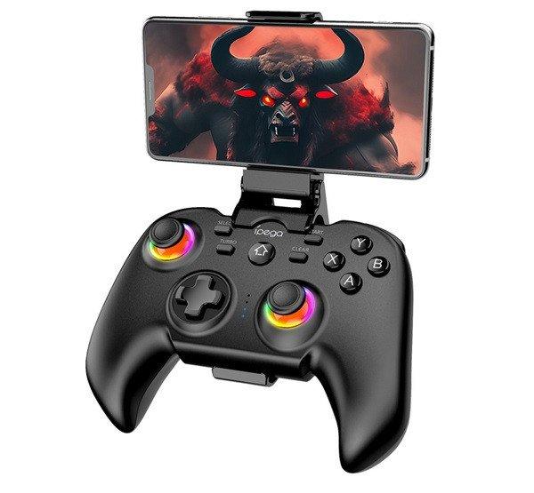 IPEGA vezeték nélküli kontroller (v5.1, 400mAh akku, RGB,
iOS/Android/PC/PS3/PS4/Nintendo Switch kompatibilis) FEKETE