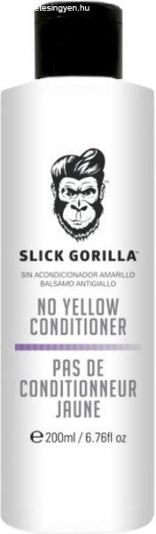 SLICK GORILLA Semlegesítő kondicionáló szőke hajra
(No Yellow Conditioner) 200 ml