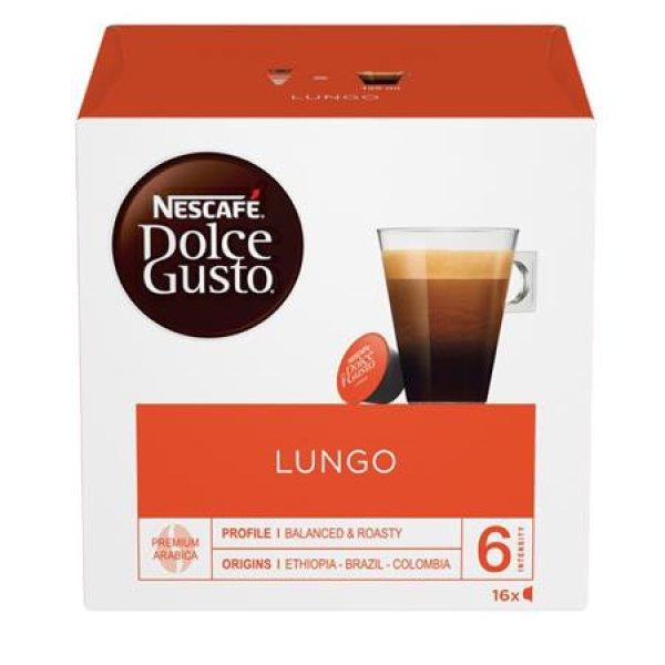 Kávékapszula, 16 db, NESCAFÉ DOLCE GUSTO "Caffé Lungo"