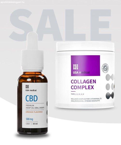 CBD Olaj 500 mg + Collagen Complex Por