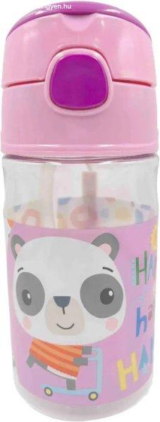 Fisher-Price Animals Panda műanyag kulacs akasztóval 350 ml