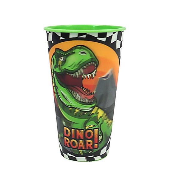 Dinoszaurusz Roar 3D hatású műanyag pohár 480 ml