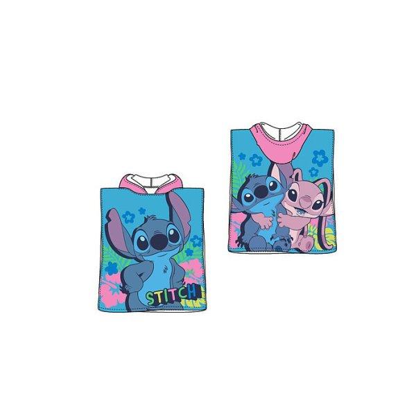 Disney Lilo és Stitch, A csillagkutya strand törölköző poncsó 55x110 cm 