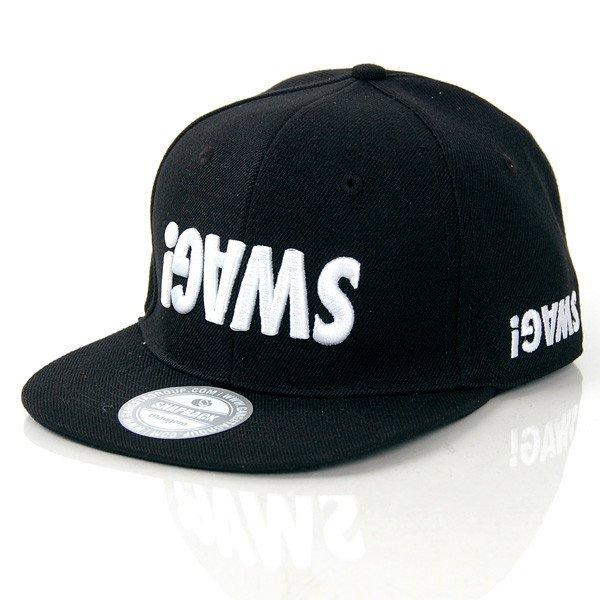 GangstaGroup Basic Swag! Logo Snapback Cap Black