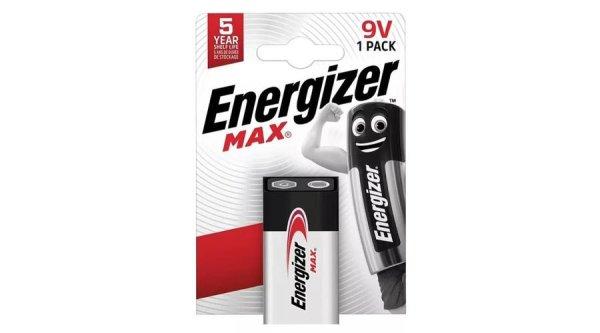 Energizer Max Alkáli 9V Elem B1