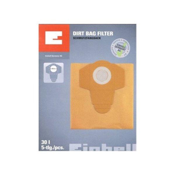 Einhell PORZSÁK, 30 LITER, 5 DB/ CSOMAG porzsák
