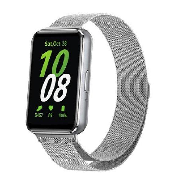 Mybandz 65050 milánói mágneses fém óraszíj / ezüst / samsung galaxy fit 3