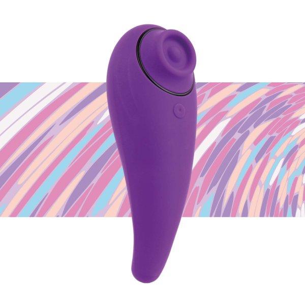 FEELZTOYS Femmegasm - akkus 2in1 csiklóvibrátor (lila)